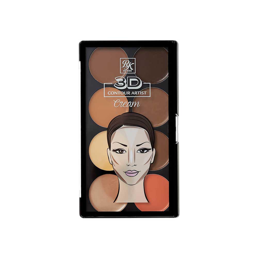 3D Contour Cream Multi-Palette With Highlighter & Blush