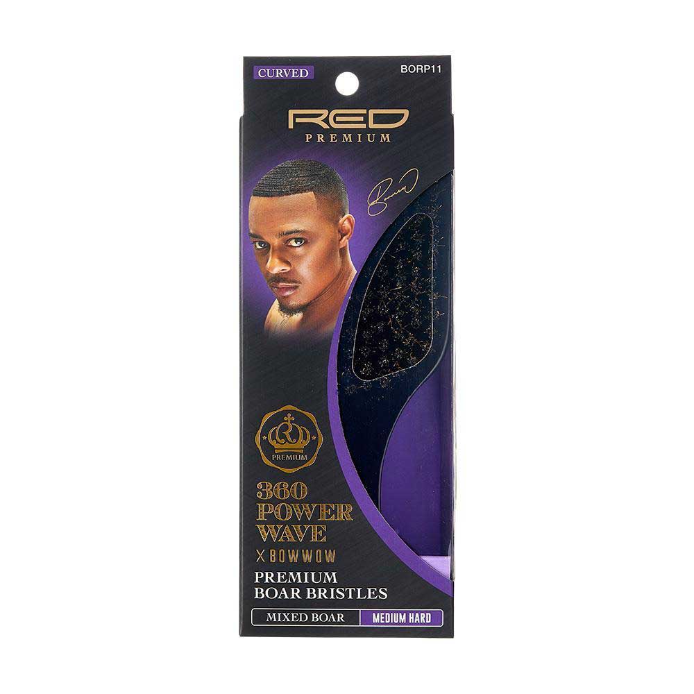 BOW WOW X 360 Power Wave Medium Hard Boar Brush