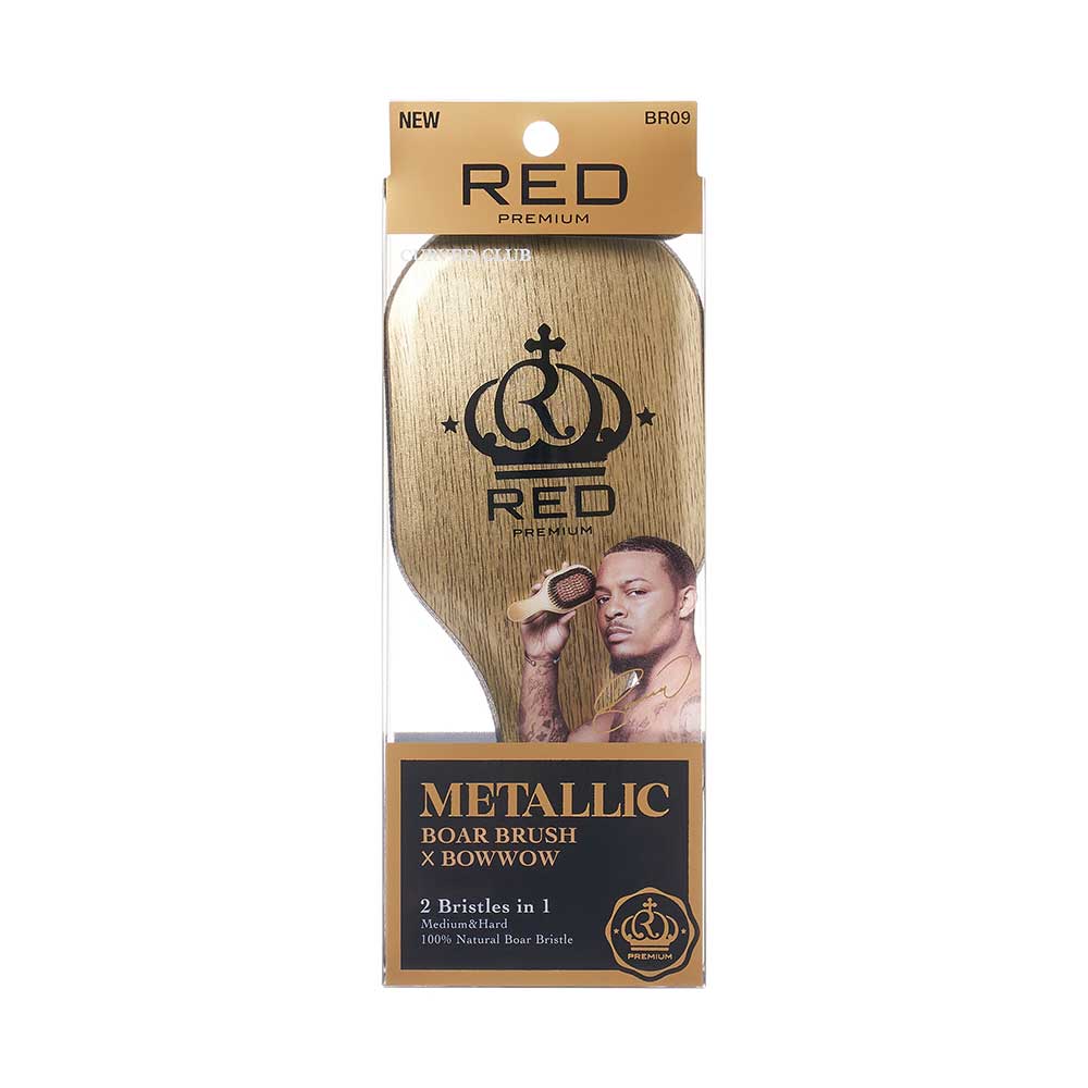 BOW WOW X Metallic 2-in-1 Boar Brush
