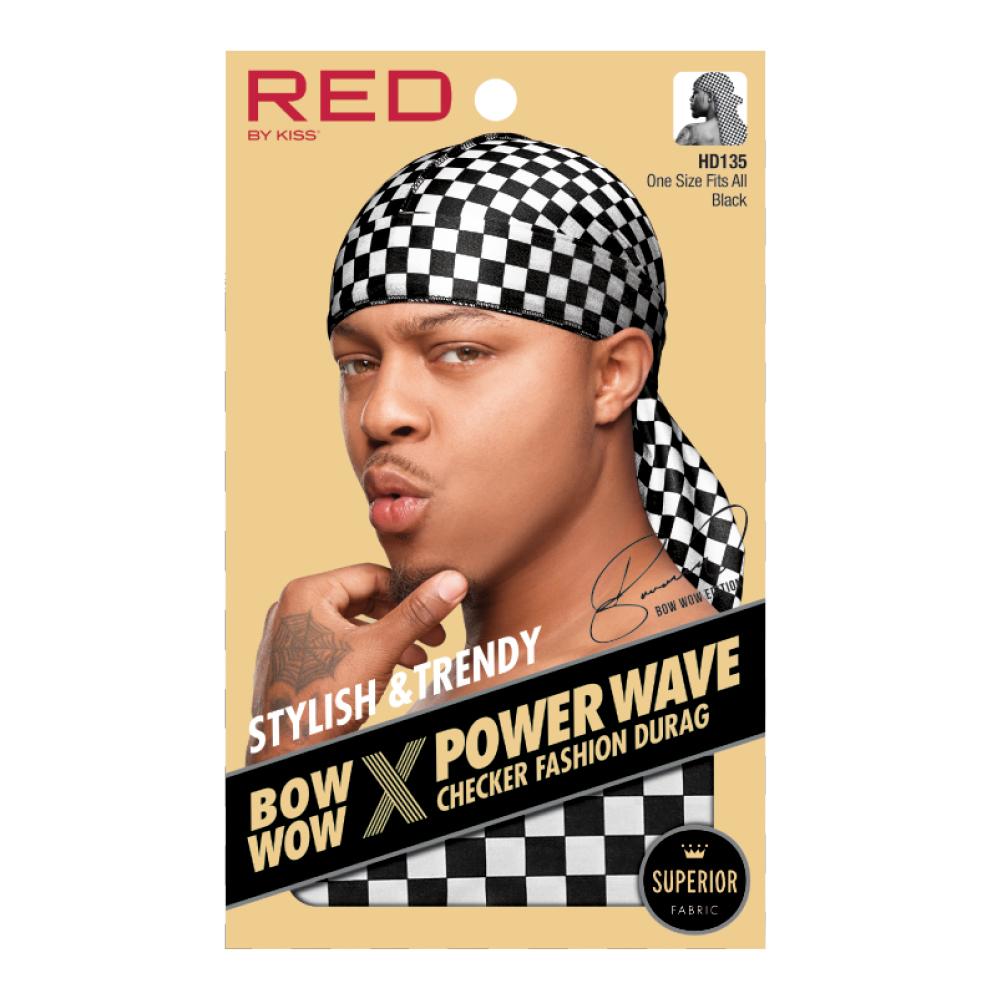 BOW WOW X Power Wave Checker Fashion Durag