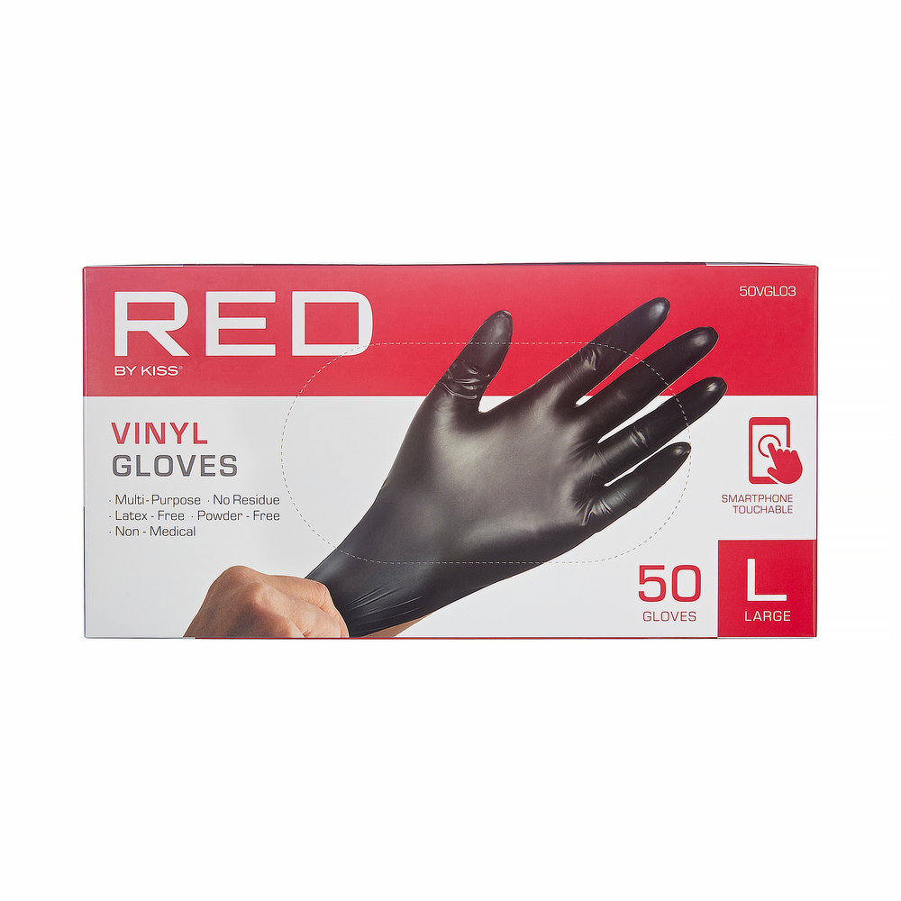 Black Vinyl Gloves (50pcs)