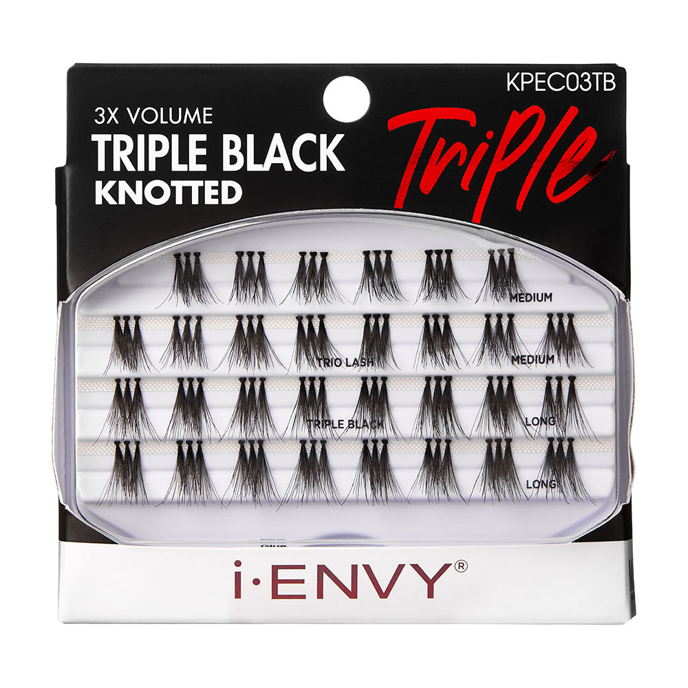 Triple Black Trio Lashes - Regular Trios
