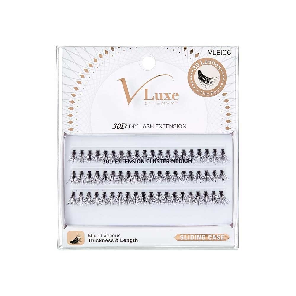 30D Cluster Lash Extension Lashes - Medium