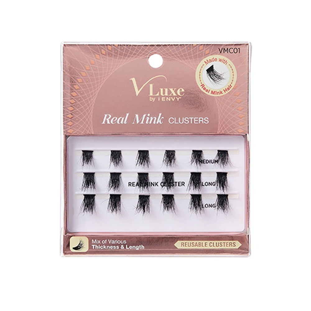 Real Mink Cluster Lashes