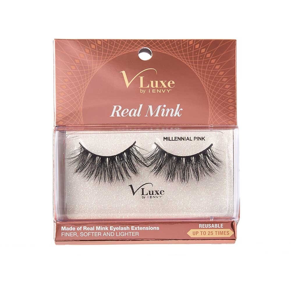 Real Mink Lashes - Milllenail Pink