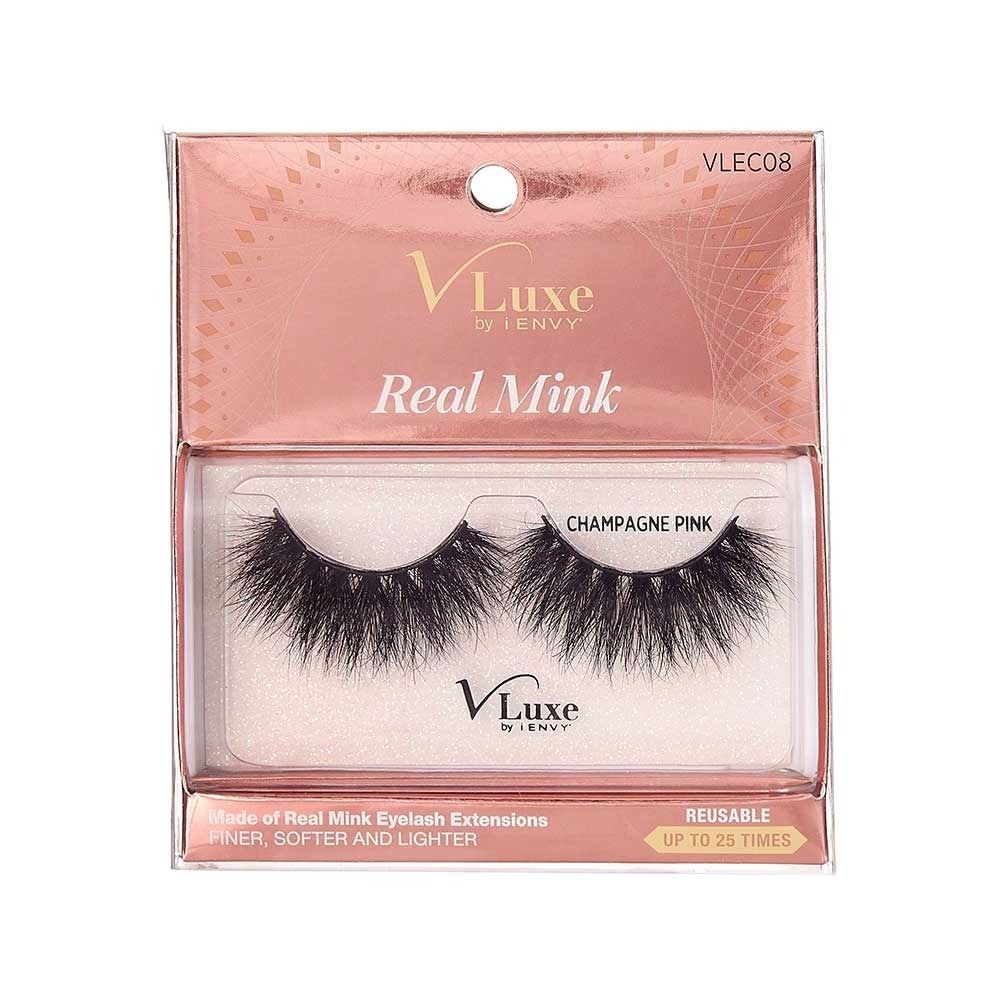 Real Mink Lashes - Champagne Pink