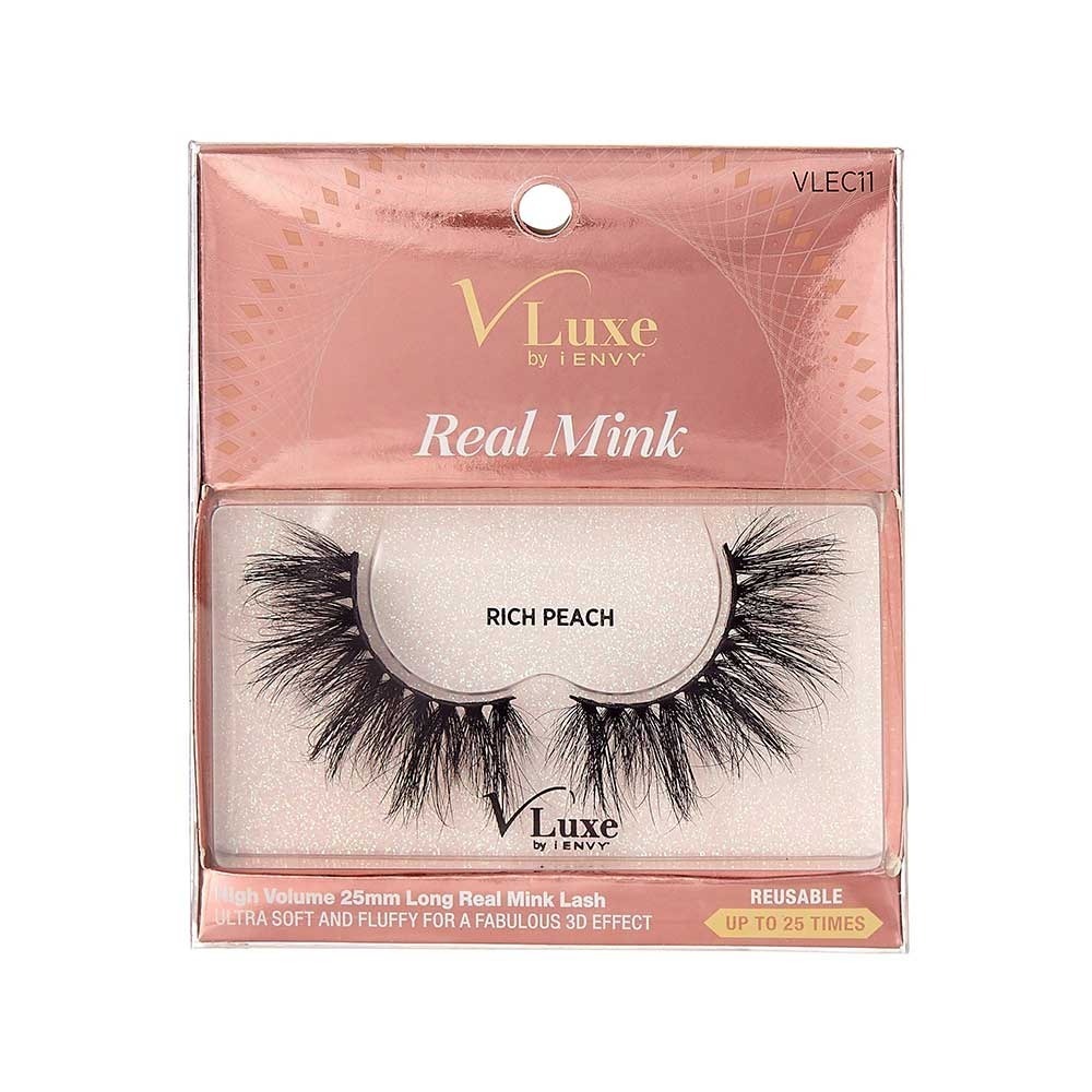 Real Mink Lashes - Rich Peach