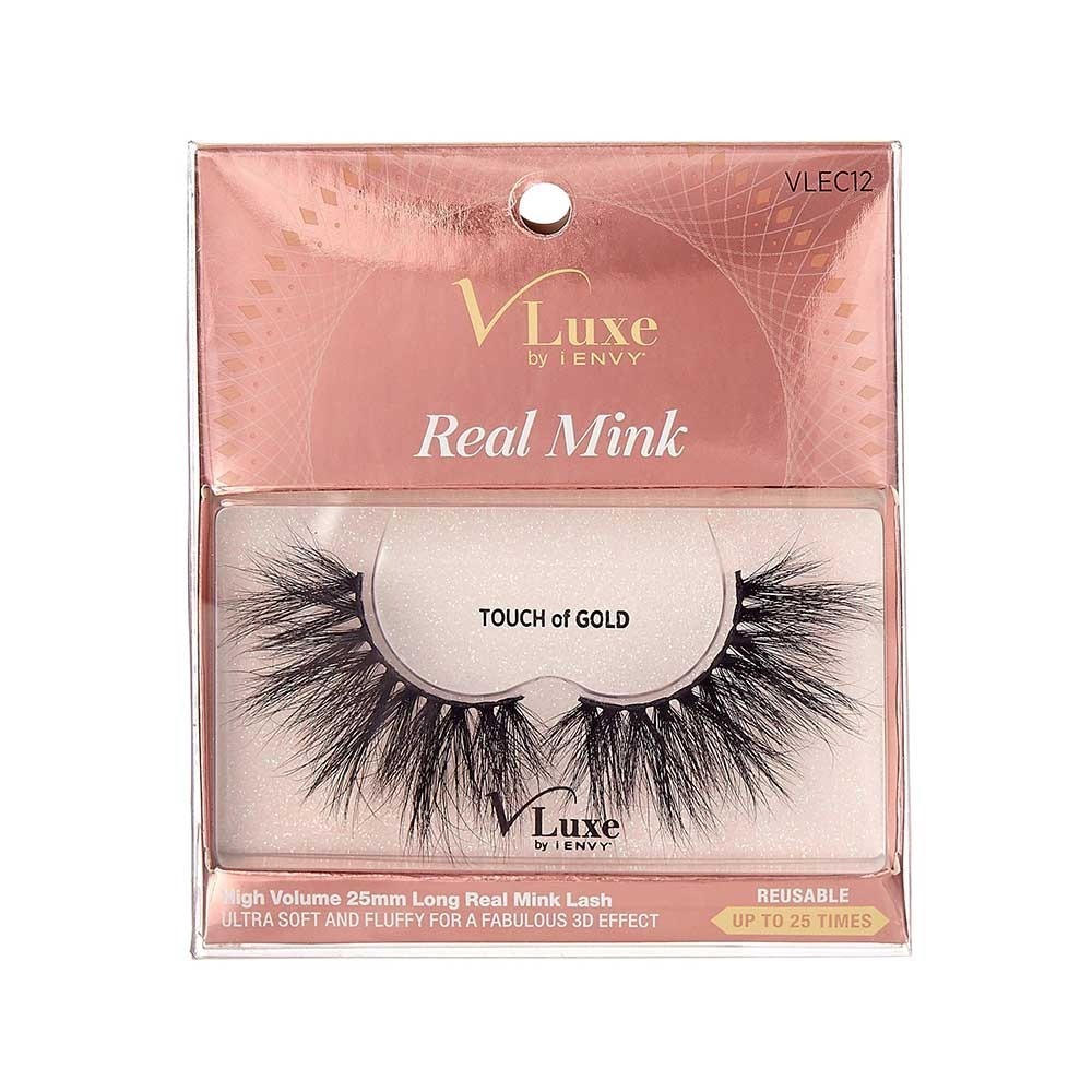 Real Mink Lashes - Touch of Gold