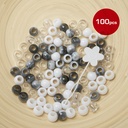 X-Large Hair Beads (100pcs)