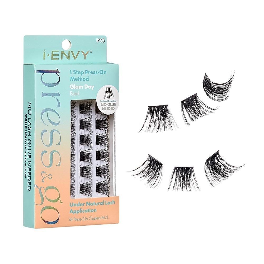 Press & Go Press-On Pre-Glued Lash Clusters - Glam Day