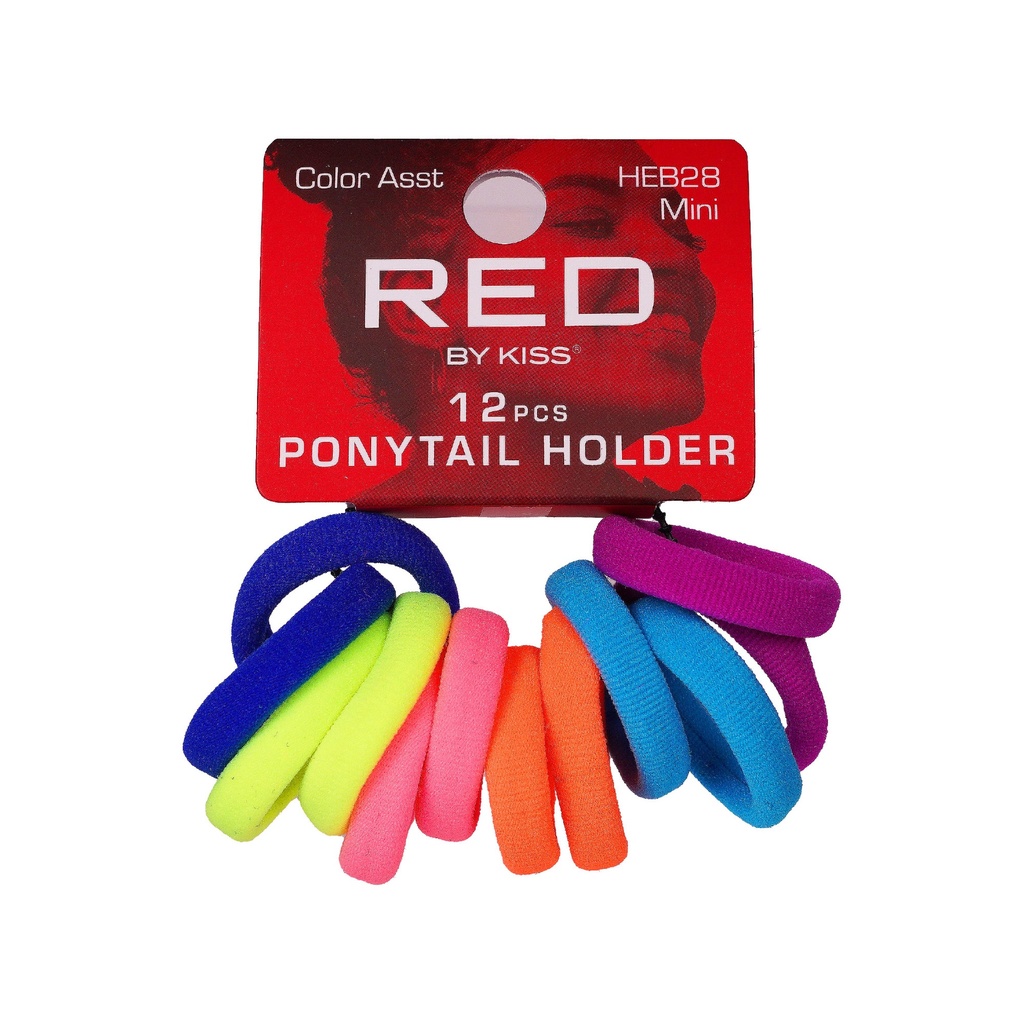 Ponytail Holder Mini Color Assorted (12pcs)