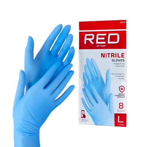 Professional Blue Nitrile Gloves (8pcs)