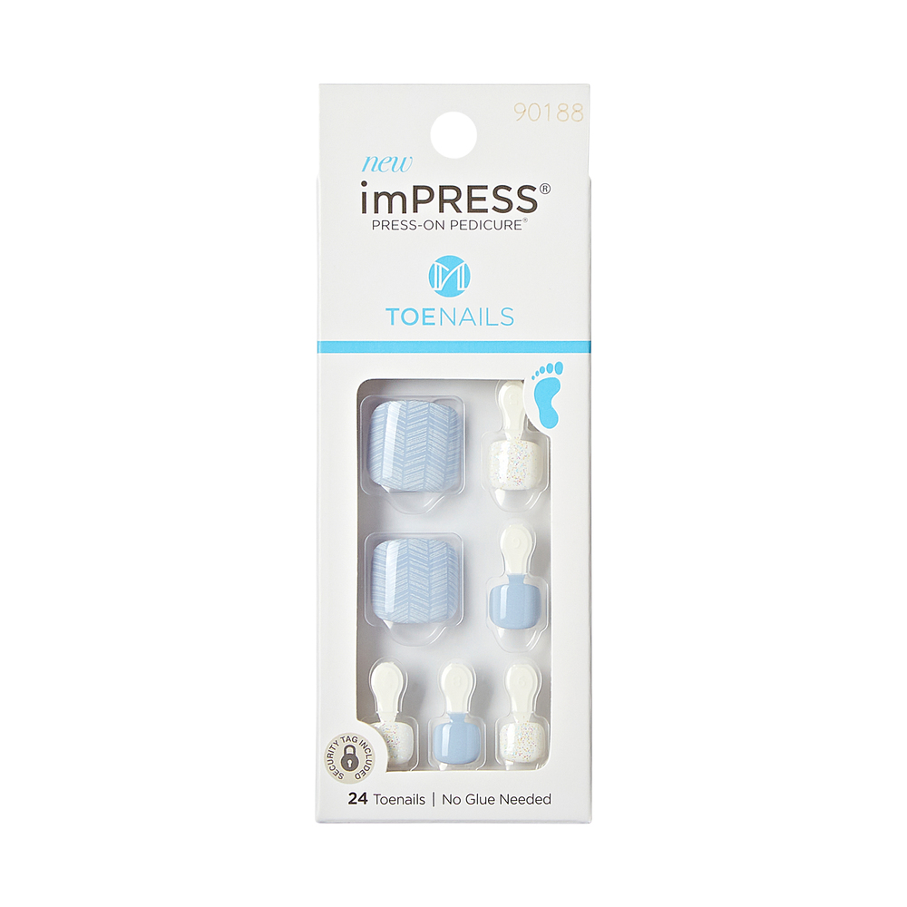 imPRESS Toe Nails - Endless Sky