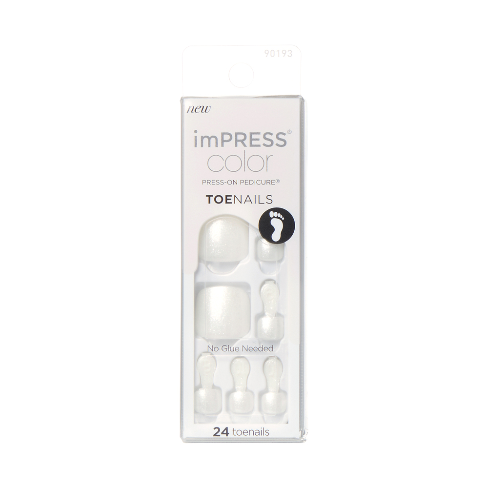 imPRESS Color Toe Nails - Pearlfection