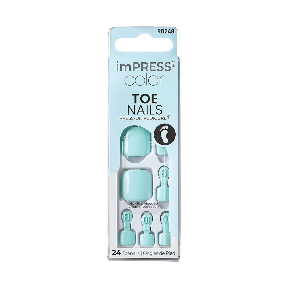 imPRESS Color Toe Nails - Moonseed