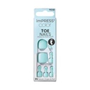 imPRESS Color Toe Nails - Moonseed